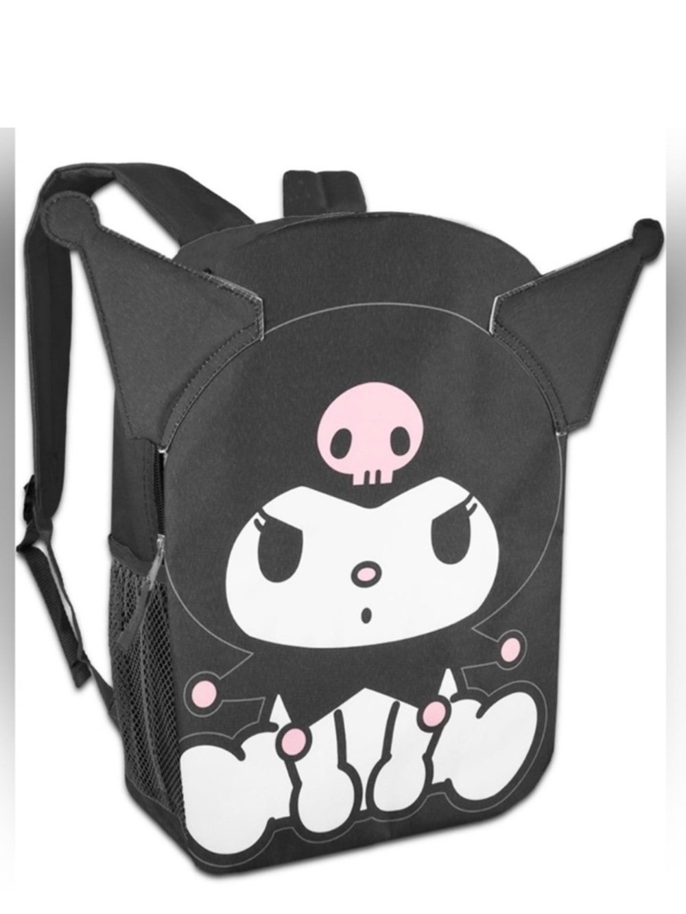 Sanrio Kuromi Black and Pink Kids Backpack
